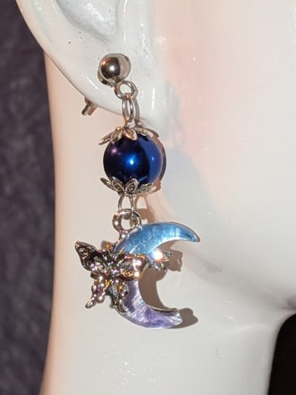 "Moonlit Butterfly" Earrings